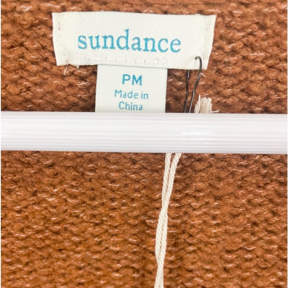 Sundance Yessica Sweater Spice Petite Merino Wool Blend NWT - Picture 8 of 12